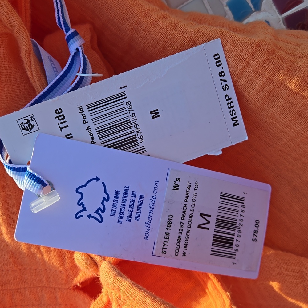 NWT Southern Tide Imogen Double Cloth Top - Picture 10 of 12